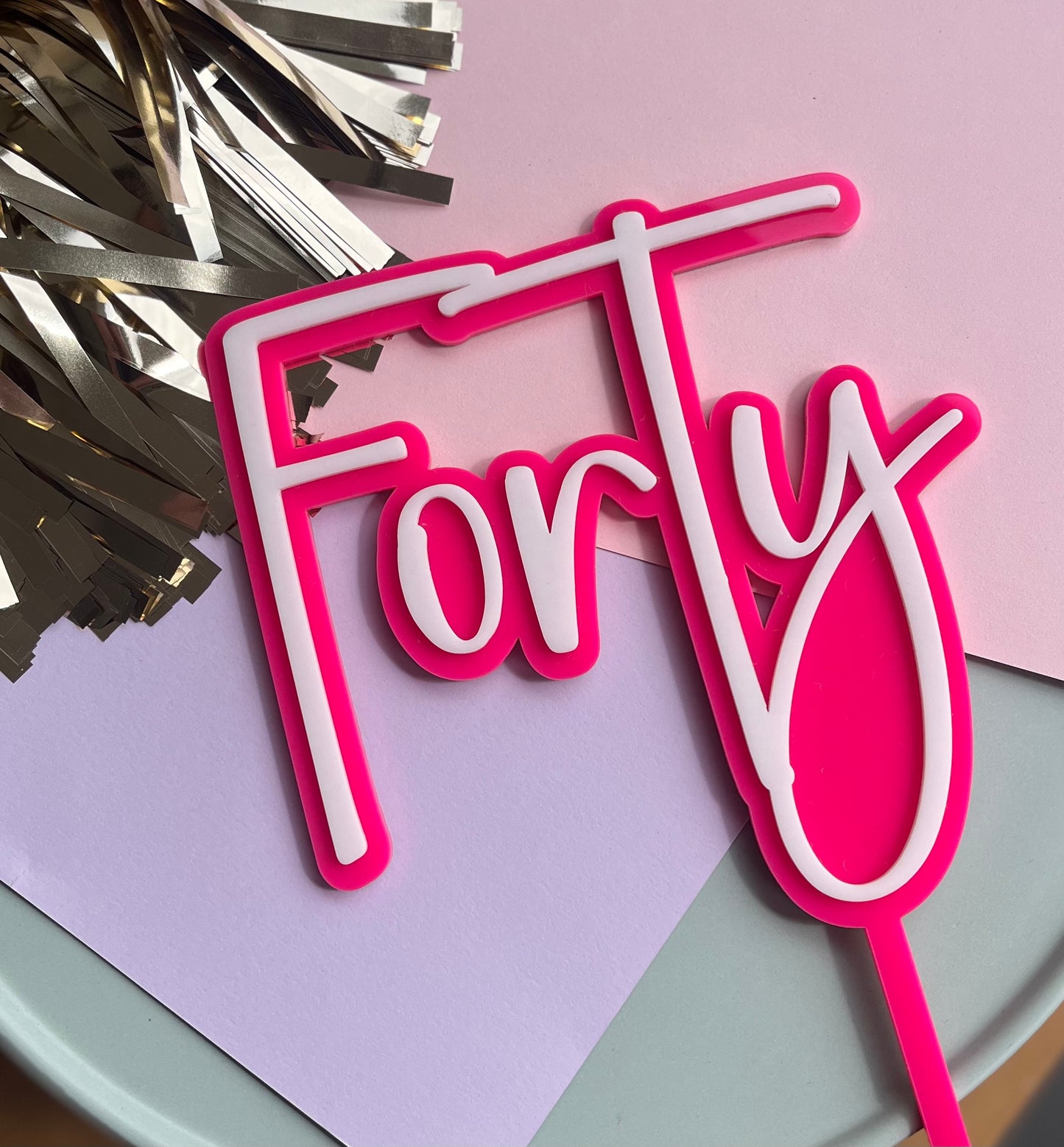 Number Cake Topper