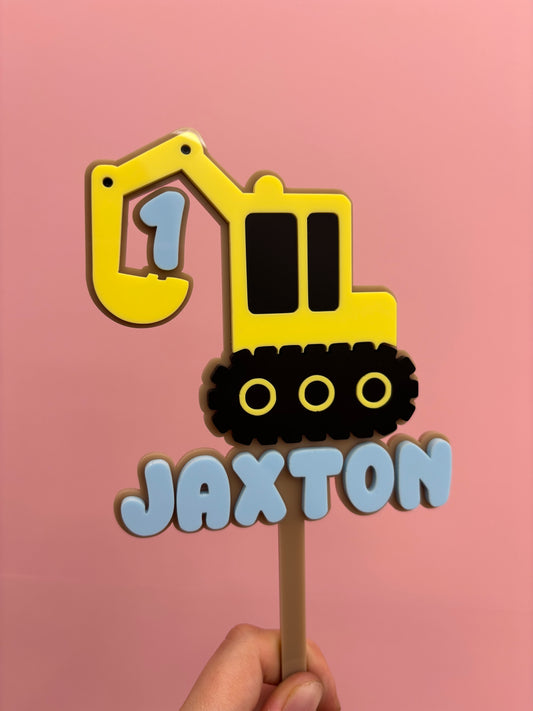 Digger Cake Topper