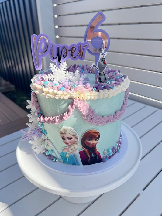 'Frozen' Theme Cake Toppers