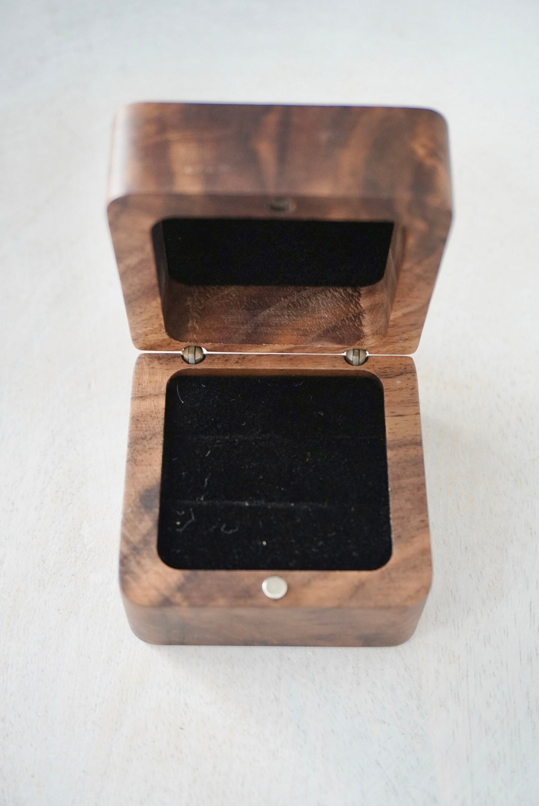 Square Engraved Ring Box