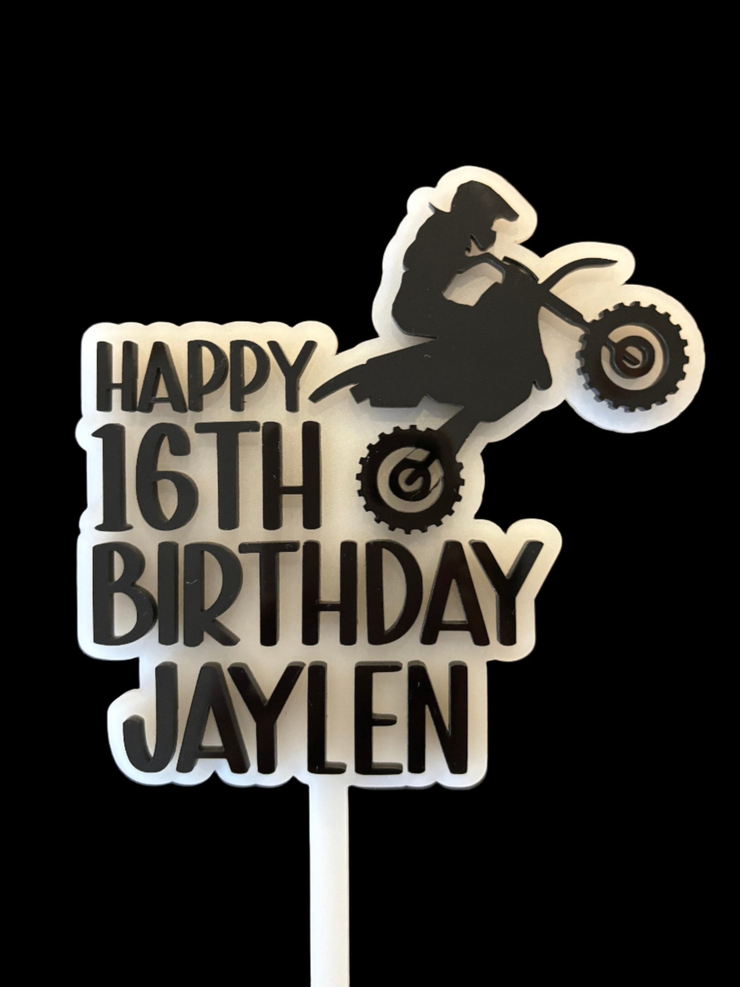 Motorbike Cake Topper