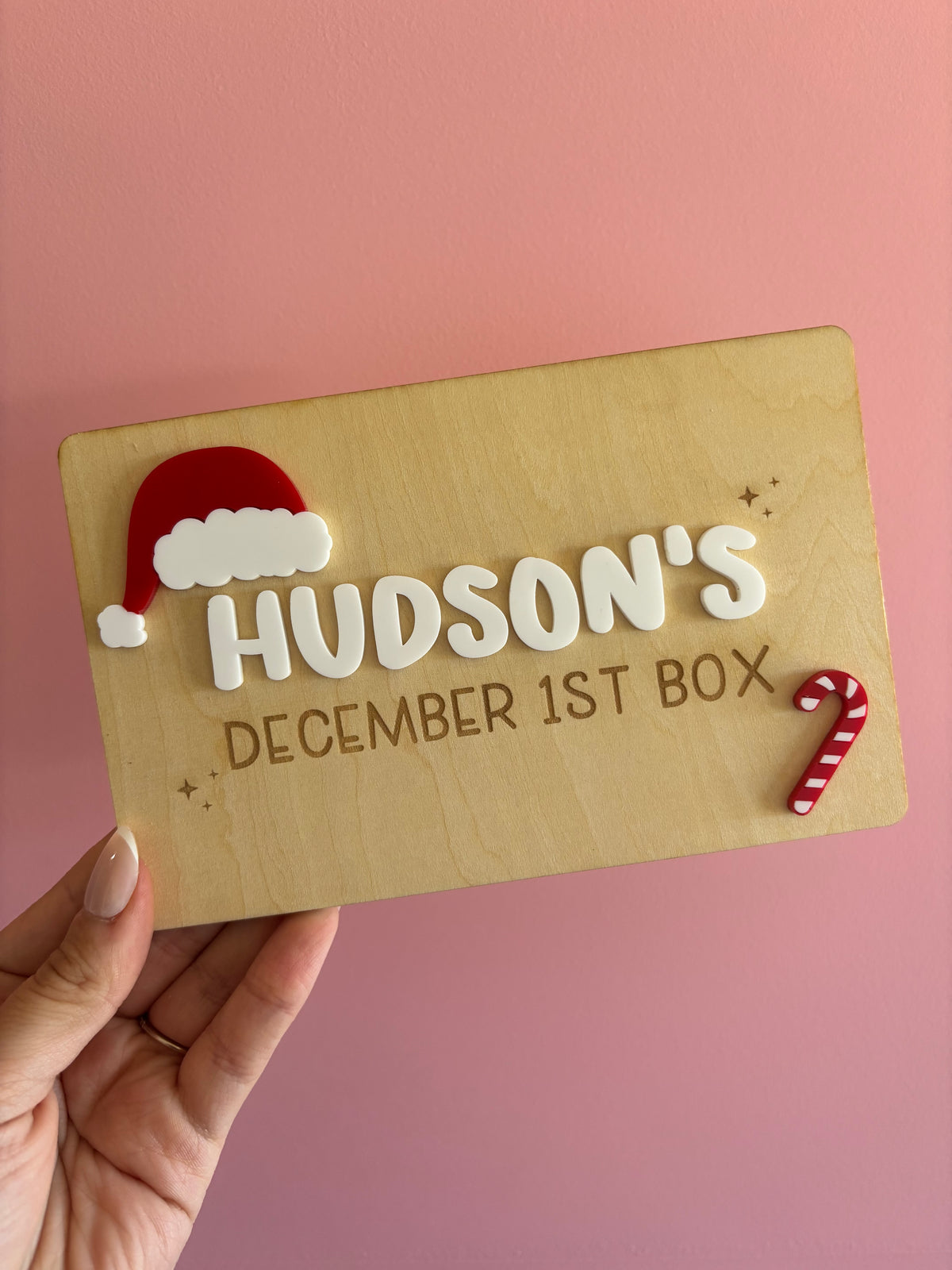 Christmas Name Plaque (Crate NOT included)