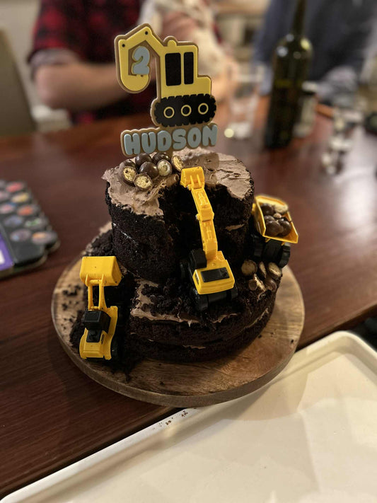 Digger Cake Topper